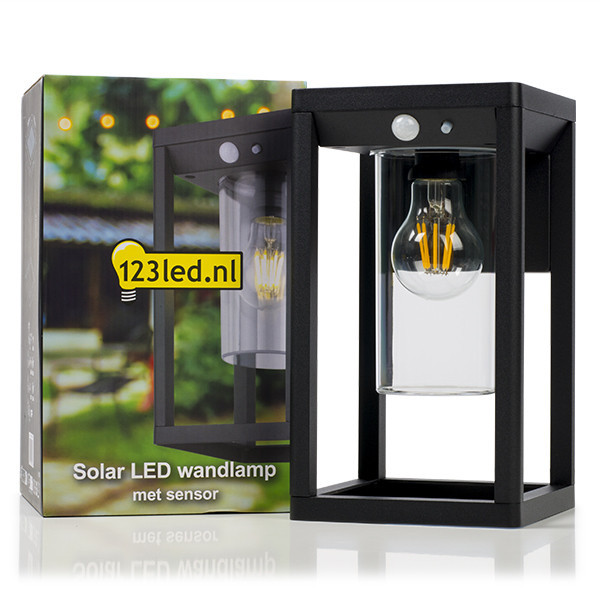 123led Solar wandlamp Kensington met sensor LDR08542 - 2