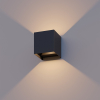 Wandlamp buiten | Up & Down | Amarillo | 2700K | IP54 | 5.5W | Zwart LDR08546 - 1
