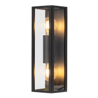 Wandlamp buiten E27 | Up & Down | Seattle | IP44 | Zwart LDR08850