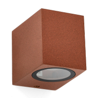 Wandlamp buiten GU10 | San Diego | IP44 | Roestkleur LDR08840