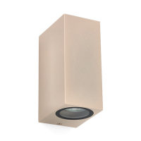 Wandlamp buiten GU10 | Up & Down | San Francisco | IP44 | Zandkleur LDR08844