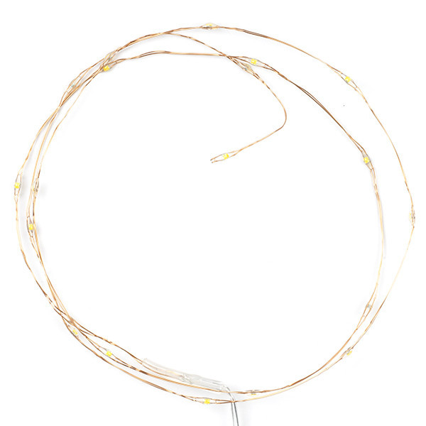 123led draadverlichting op batterijen 1 meter extra warm wit & warm wit 20 lampjes koper LDR07276 - 4