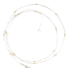 123led draadverlichting op batterijen  1 meter extra warm wit & warm wit 20 lampjes zilver LDR07279 - 4