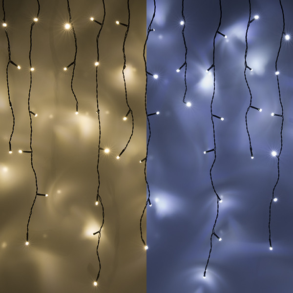 123led ijspegelverlichting koud wit & warm wit 8,5 meter 180 lampjes LDR07023 123led ijspegelverlichting koud wit & warm wit 8,5 meter 180 lampjes LDR07023 - 1