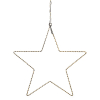123led kerstster hangend 37 cm extra warm wit & warm wit 200 lampjes zwart LDR07274 - 2