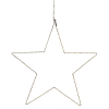 123led kerstster hangend 56 cm extra warm wit & warm wit 300 lampjes zwart LDR07275 - 2