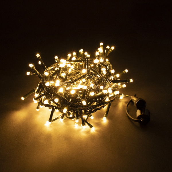 123led koppelbare micro clusterverlichting extra warm wit & warm wit 6 meter uitbreiding 200 lampjes LDR07142 - 2