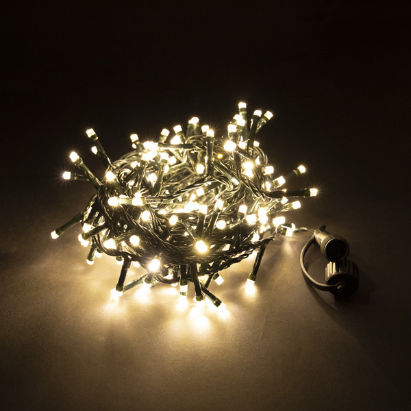 123led koppelbare micro clusterverlichting extra warm wit & warm wit 6 meter uitbreiding 200 lampjes LDR07142 - 3