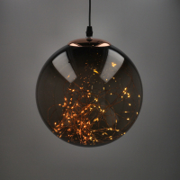 123led lichtbol kerst Ø 25 cm extra warm wit & warm wit 125 lampjes smokey