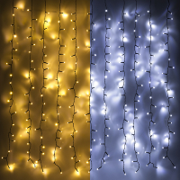 123led lichtgordijn koud wit & warm wit 200x100 220 lampjes LDR07026