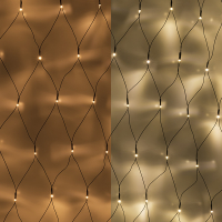 123led netverlichting extra warm wit & warm wit 500 x 80 cm 240 lampjes LDR07303