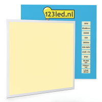 123led paneel 60x60 cm warm wit | 3000K | 3900 lumen (30W) LDR08664