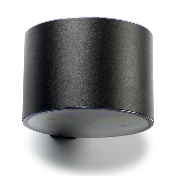 123led solar wandlamp | Gloucester | Down | 3000K | IP54 | Zwart LDR08536 - 4