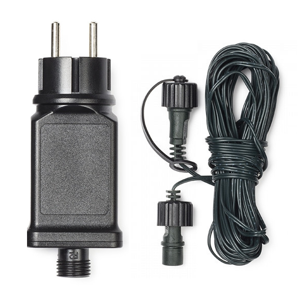 123led start-adapter voor koppelbare kerstverlichting 5 meter 31V LDR07172 123led start-adapter voor koppelbare kerstverlichting 5 meter 31V LDR07172 - 1