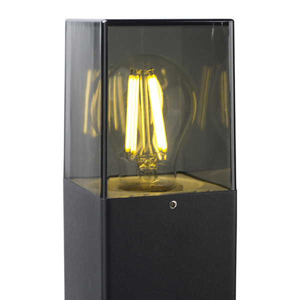 123led tuinlantaarn Smokey zwart geschikt voor 1x E27 LDR08515 - 3