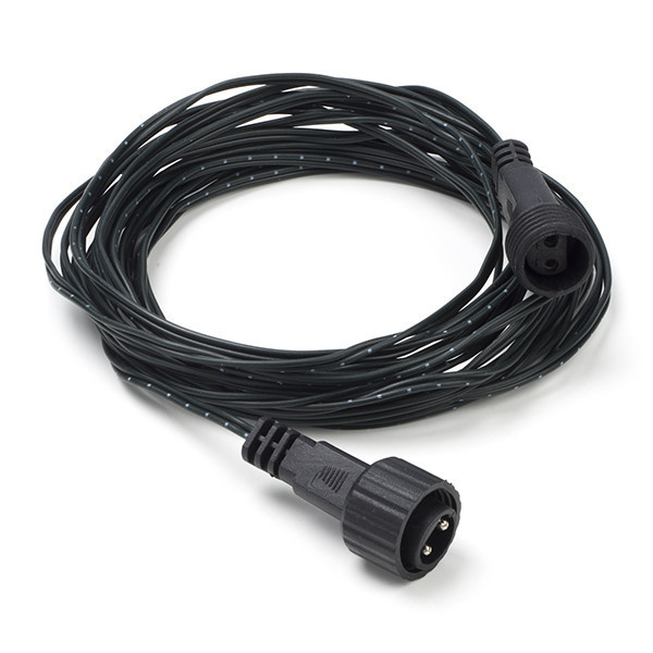 123led verlengsnoer voor lichtsnoer zwart (3 meter) LDR08588 - 1