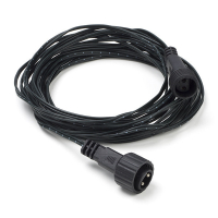 123led verlengsnoer voor lichtsnoer zwart (3 meter) LDR08588