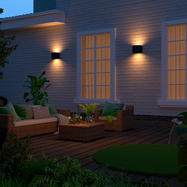 123led wandlamp Alvin zwart 1800-2700K LDR08549 - 5