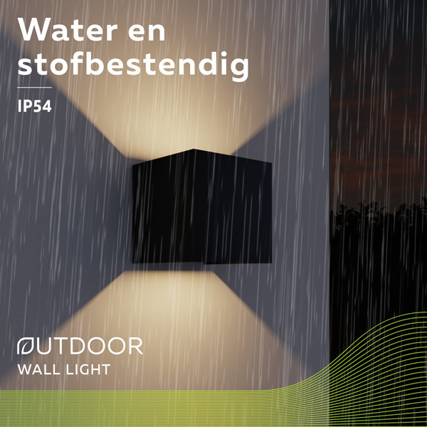 123led wandlamp Amarillo zwart 1800-2700K LDR08547 - 4