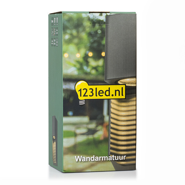 123led wandlamp Charlotte zwart geschikt voor 1x GU10 LDR08504 - 5