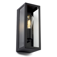 123led wandlamp Manhattan zwart geschikt voor 1x E27 LDR08527