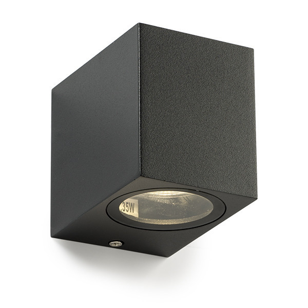 123led wandlamp San Diego zwart geschikt voor 1 x GU10 LDR08501 - 1