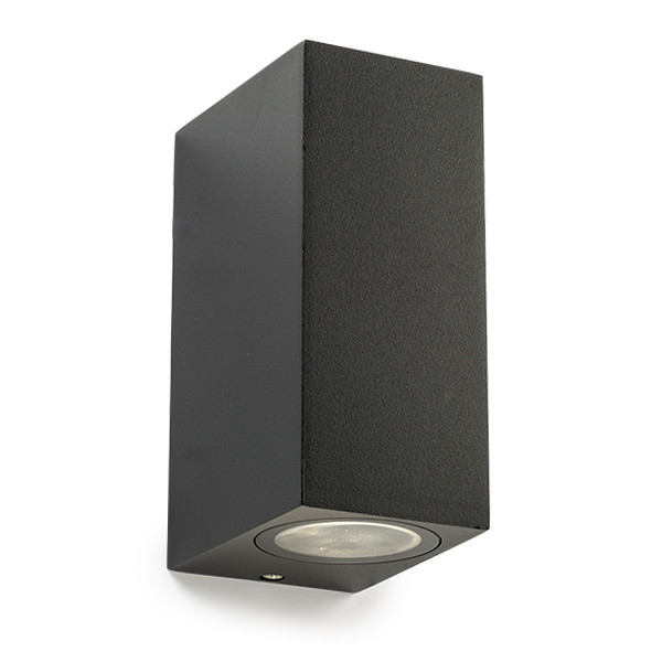 123led wandlamp San Francisco zwart geschikt voor 2 x GU10 LDR08502 - 1