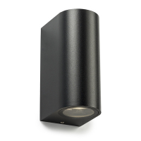 123led wandlamp Santa Barbara Up & Down zwart geschikt voor 2x GU10 LDR08503