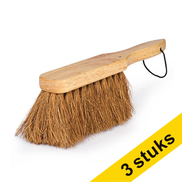 Aanbieding: 3x Handbezem vernist SDR00562 - 1