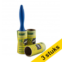 Aanbieding: 3x Kledingroller met 2 reserve-rollen (15 vellen per stuk)