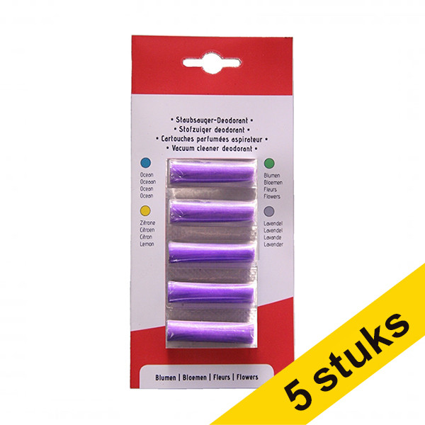 Aanbieding: 5x Stofzuiger geurstaafjes lavendel (5 stuks) SDR06170 - 1