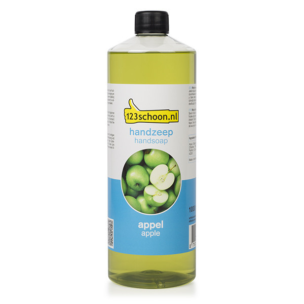 123schoon Eco Appel handzeep navulling (1000 ml) SDR06218 - 1