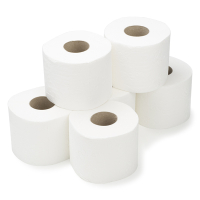 123schoon Maxi Jumbo toiletpapier 2-laags 6 rollen geschikt voor Tork T1 dispenser