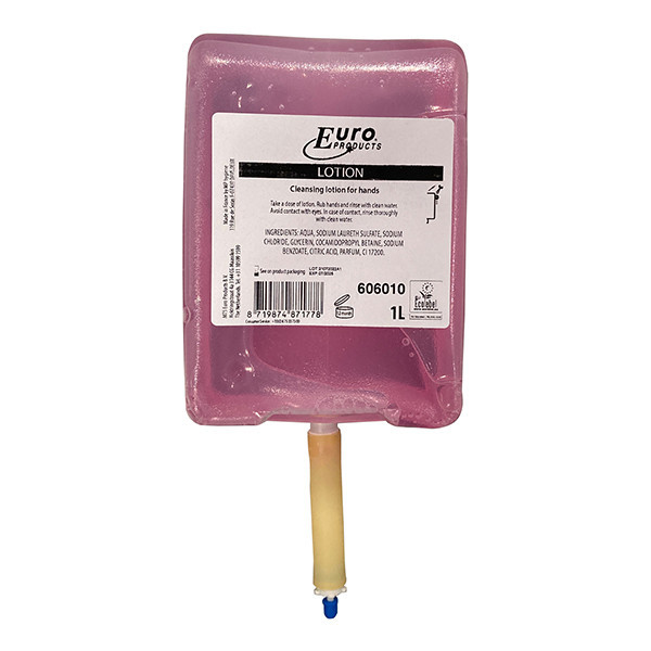 123schoon Pink Lotion Zeep Bag-in-Box navulverpakking 1 liter SDR07373 - 1