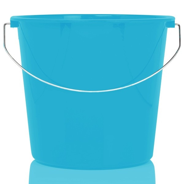 123schoon huishoudemmer blauw 10 liter SDR00206 - 1