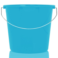 123schoon huishoudemmer blauw 10 liter