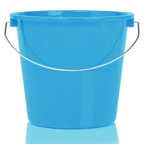 123schoon huishoudemmer blauw 5 liter SDR00203 - 1