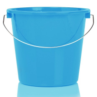 123schoon huishoudemmer blauw 5 liter
