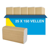 123schoon multifold handdoeken 2-laags 25 pakken SDR09099