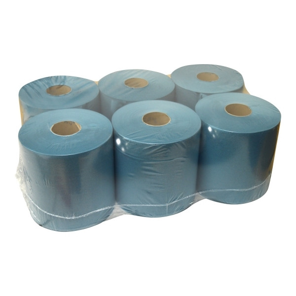 123schoon poetspapier blauw 1-laags 6 x 300m SDR02028 - 1