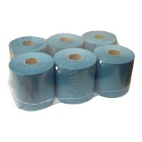 123schoon poetspapier blauw 1-laags 6 x 300m SDR02028