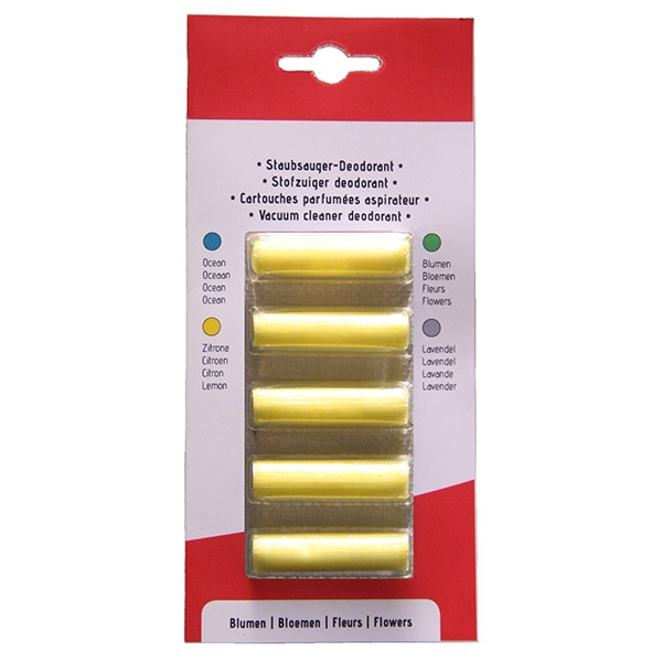 123schoon stofzuiger geurstaafjes lemon (5 stuks) SDR05102 - 1