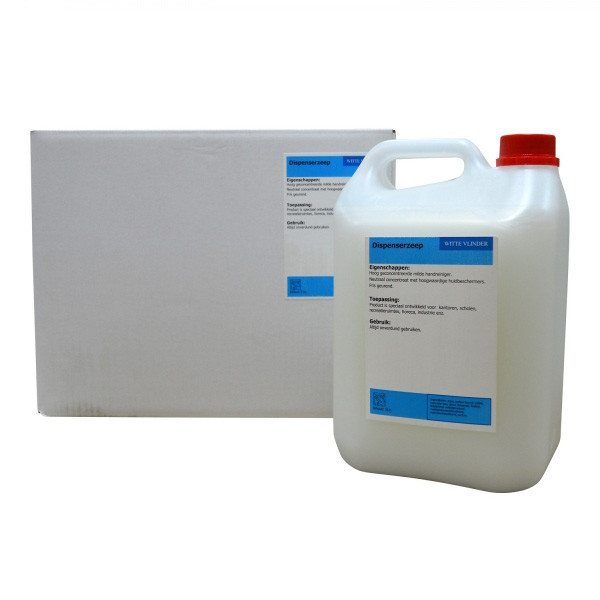 123schoon zeep navulling voor dispenser (5 liter) SDR02036 - 1