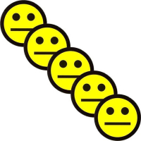 2DOBOARD - Gele smiley magneten (5 stuks) 297996
