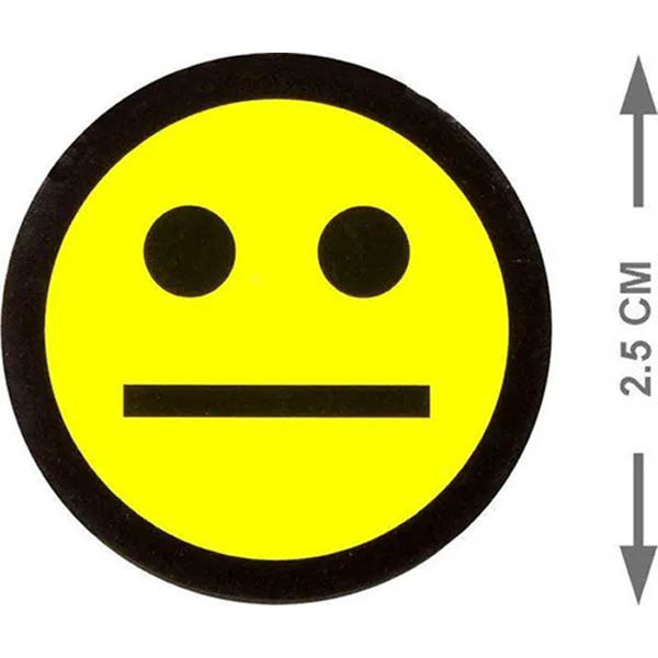 2DOBOARD - Gele smiley magneten (5 stuks) 297996 - 2