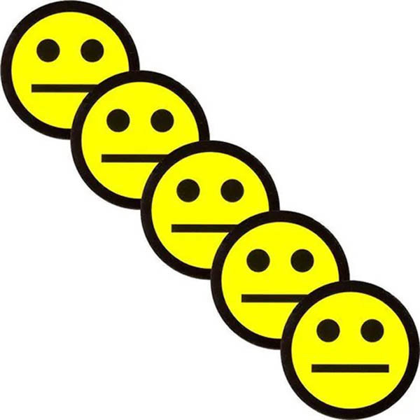 Gele smiley magneten (5 stuks) 297996 - 1