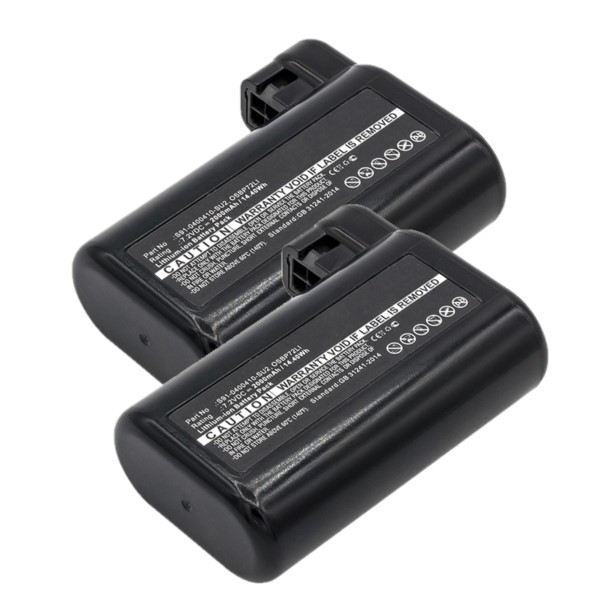 2 stuks: AEG / Electrolux OSBP72LI25 / 4060001007 accu's (7.2V, 2.0 Ah, 123accu huismerk) AAE00137 - 1