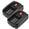 2 stuks: Bosch Power For All 18V | PBA 18V | 1600A005B0 accu's (18 V, 2.0 Ah, 123accu huismerk) ABO00601 - 1