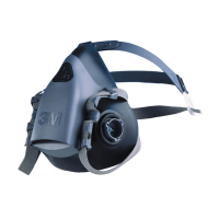 3M 7503 siliconen halfgelaatsmasker maat L 49750300 S3M00118