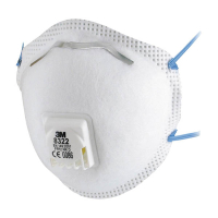 3M 8322 FFP2 NR D fijnstofmasker met uitademventiel (10 stuks) 49832200 S3M00119
